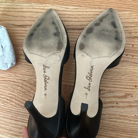 Sam Edelman Opal Black Leather Pump - Picture 3 of 5